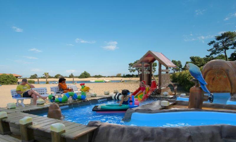 Mobile-Home 6 Personnes Cap Ferret Claouey Esterno foto