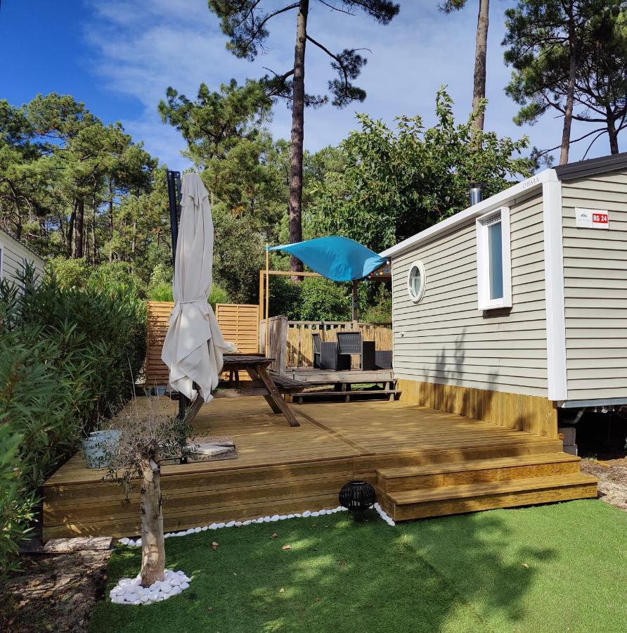 Mobile-Home 6 Personnes Cap Ferret Claouey Esterno foto